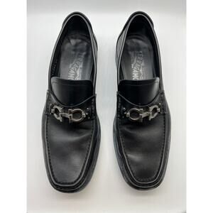 Salvator Ferragamo Black Moccasin size 7.5